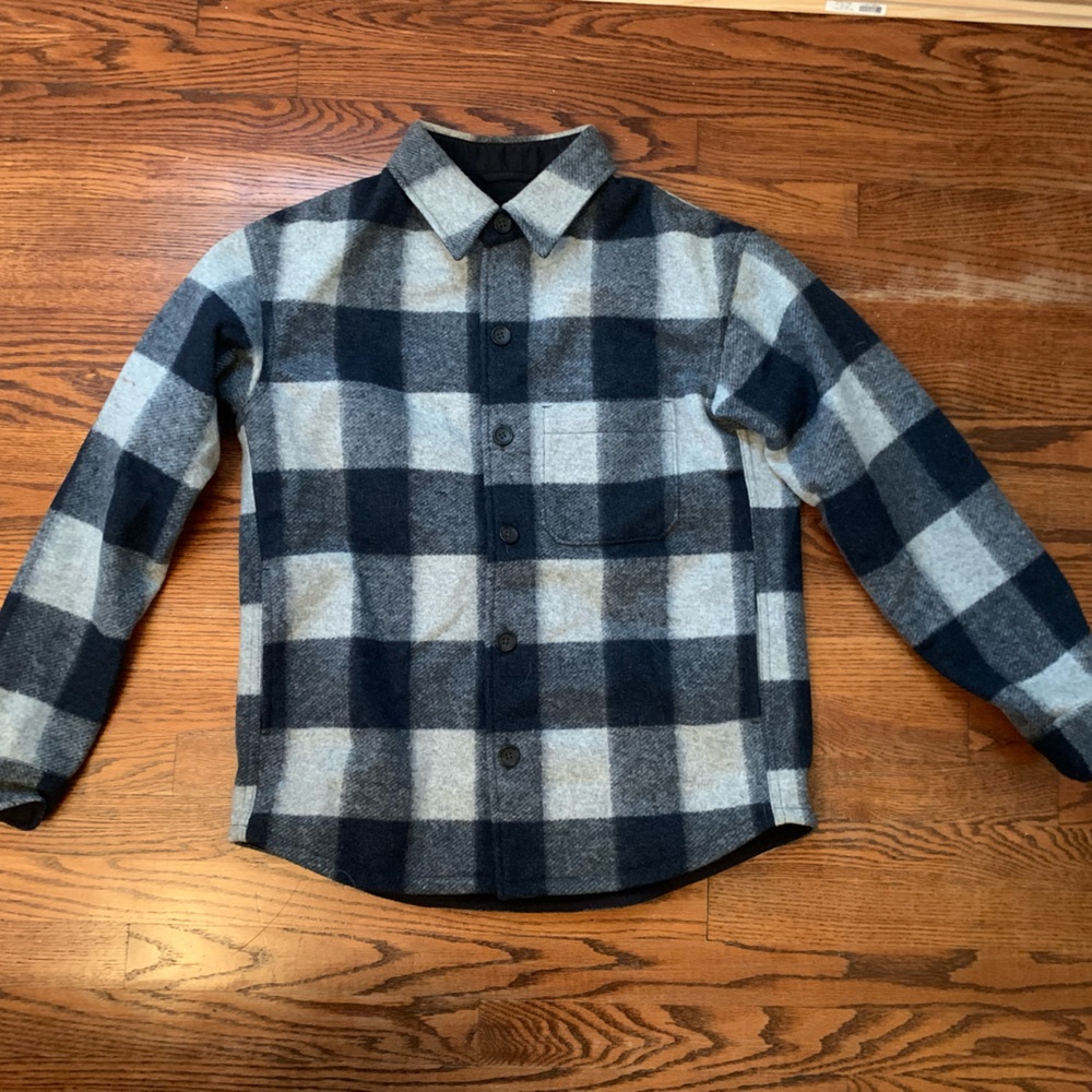 Uniqlo Plaid Wool Heavy Jacket 2024 Edition Men’s XS